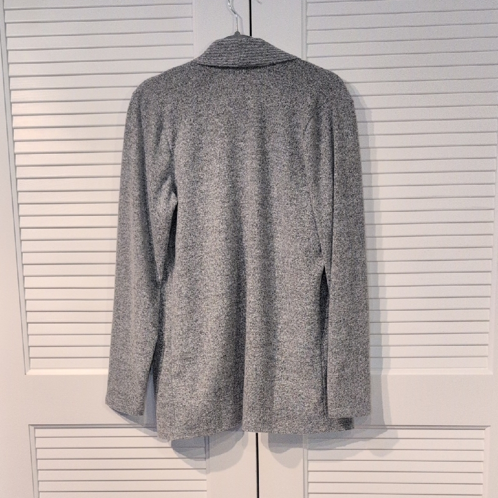 Joie de Vivre Gray Knit Open Cardigan - Picture 6 of 6